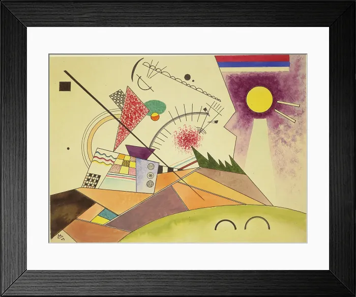 Framed Print : Studie fur Bewegte Ruhe (Study for Moving Calm'), 1923. Creator: Kandinsky, Wassily Vasilyevich (1866-1944) Framed Print : Studie fur Bewegte Ruhe (Study for Moving Calm'), 1923. Creator: Kandinsky, Wassily Vasilyevich (1866-1944)