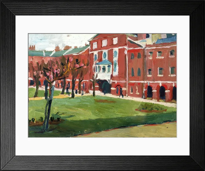 Framed Print : Royal Naval Hospital, Haslar: the facade, c1918. Creator: Jan Gordon Framed Print : Royal Naval Hospital, Haslar: the facade, c1918. Creator: Jan Gordon