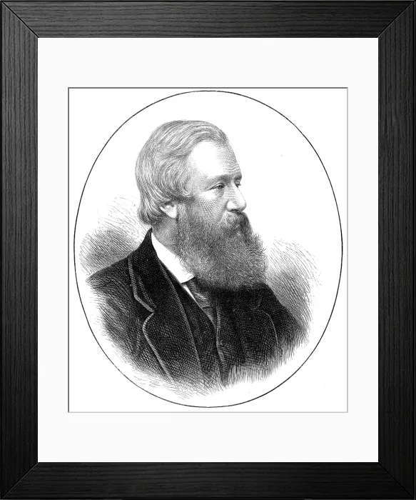 Framed Print : The late Mr. Shirley Brooks, 1874. Creator: Unknown Framed Print : The late Mr. Shirley Brooks, 1874. Creator: Unknown