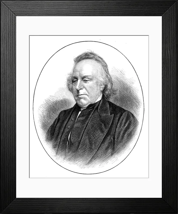 Framed Print : The late Rev. Thomas Binney, 1874. Creator: Unknown Framed Print : The late Rev. Thomas Binney, 1874. Creator: Unknown
