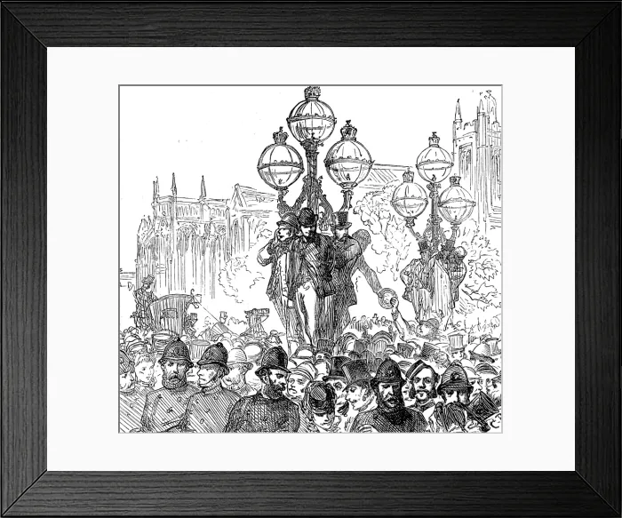Framed Print : The End of the Tichborne Trial: waiting for the verdict, 1874. Creator: Unknown Framed Print : The End of the Tichborne Trial: waiting for the verdict, 1874. Creator: Unknown