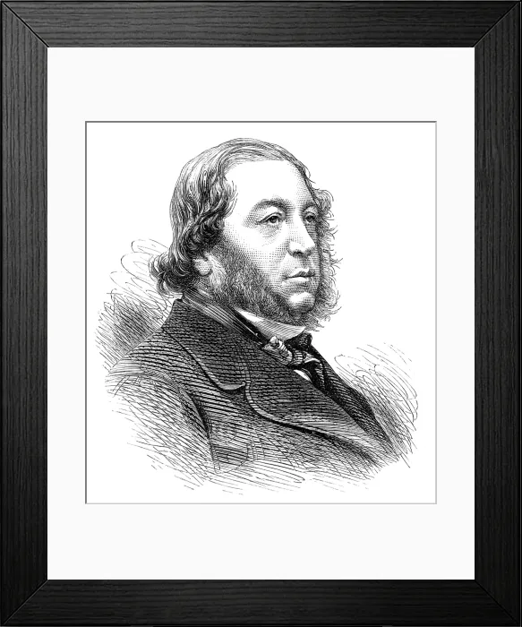 Framed Print : The late Baron Meyer de Rothschild, 1874. Creator: Unknown Framed Print : The late Baron Meyer de Rothschild, 1874. Creator: Unknown