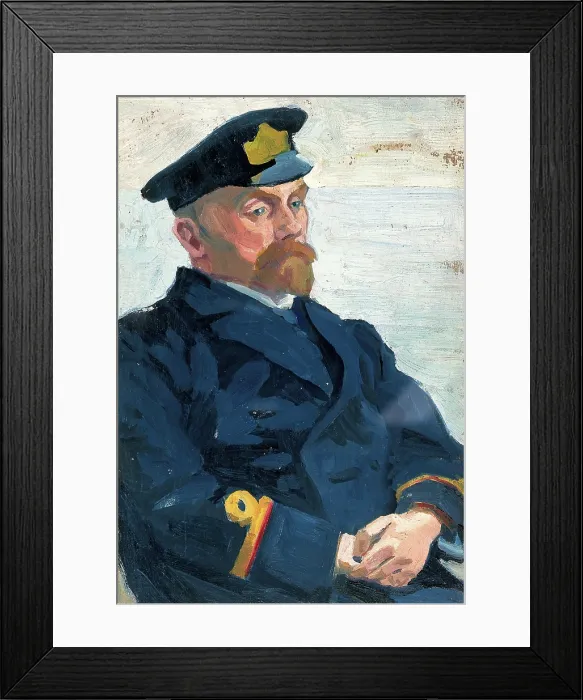 Framed Print : George H T Wilsmore, warrant wardmaster, Royal Naval Hospital, Haslar, c1918. Creator: Jan Gordon Framed Print : George H T Wilsmore, warrant wardmaster, Royal Naval Hospital, Haslar, c1918. Creator: Jan Gordon