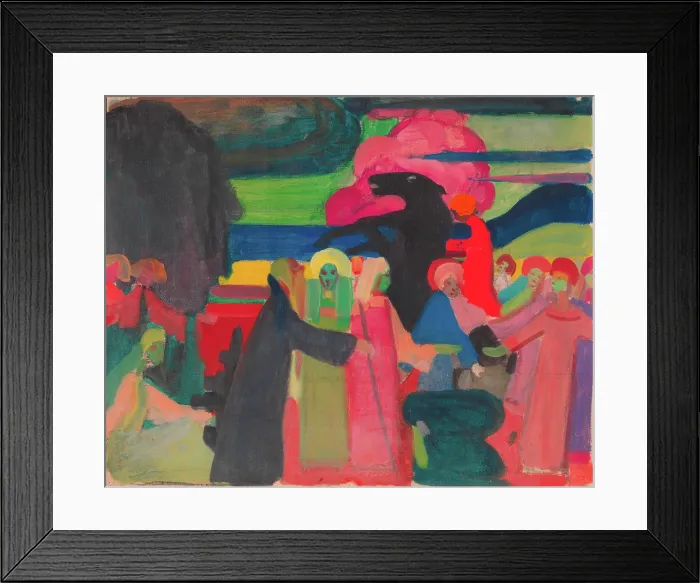 Framed Print : Untitled, c1909. Creator: Kandinsky, Wassily Vasilyevich (1866-1944) Framed Print : Untitled, c1909. Creator: Kandinsky, Wassily Vasilyevich (1866-1944)