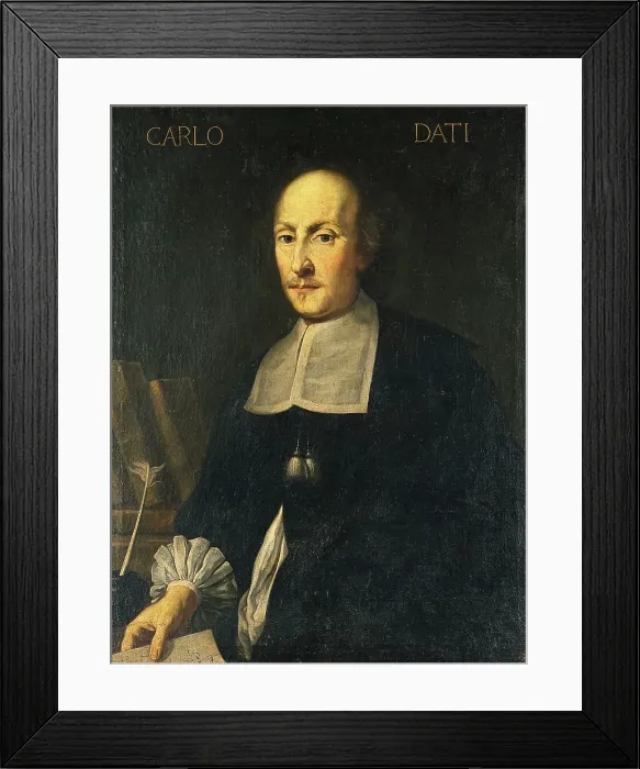 Framed Print : Carlo Dati, (1617-1676). Creator: Unknown Framed Print : Carlo Dati, (1617-1676). Creator: Unknown