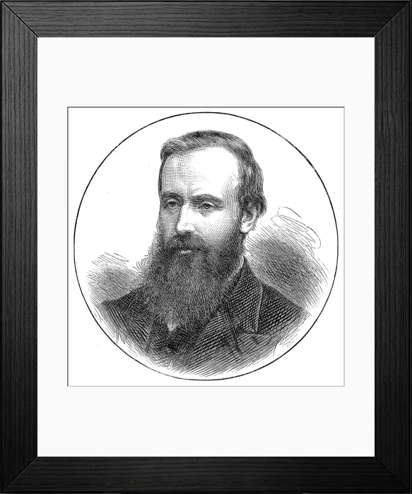 Framed Print : Parliamentary portraits: Mr. Burt, M.P. for Morpeth, 1874. Creator: Unknown Framed Print : Parliamentary portraits: Mr. Burt, M.P. for Morpeth, 1874. Creator: Unknown