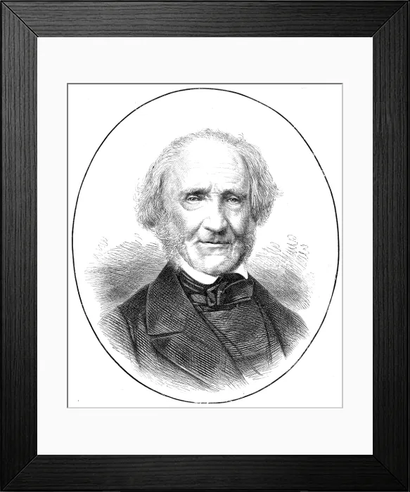 Framed Print : The late Mr. John Pye, engraver, 1874. Creator: Unknown Framed Print : The late Mr. John Pye, engraver, 1874. Creator: Unknown