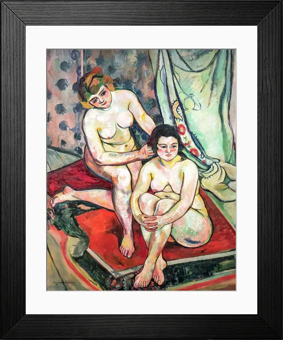 Framed Print : Les Baigneuses (The bathers), 1923. Creator: Valadon, Suzanne (1865-1938) Framed Print : Les Baigneuses (The bathers), 1923. Creator: Valadon, Suzanne (1865-1938)