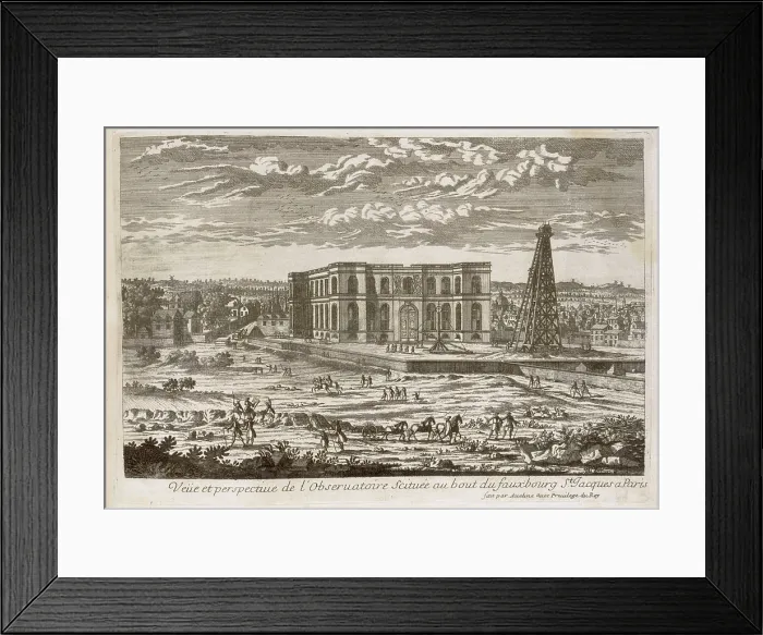 Framed Print : The Paris Observatory. Creator: Aveline, Pierre Alexandre (1702-1760) Framed Print : The Paris Observatory. Creator: Aveline, Pierre Alexandre (1702-1760)