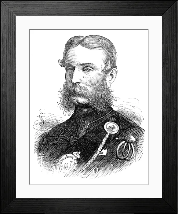 Framed Print : The late Captain G. L. Huyshe, 1874. Creator: Unknown Framed Print : The late Captain G. L. Huyshe, 1874. Creator: Unknown