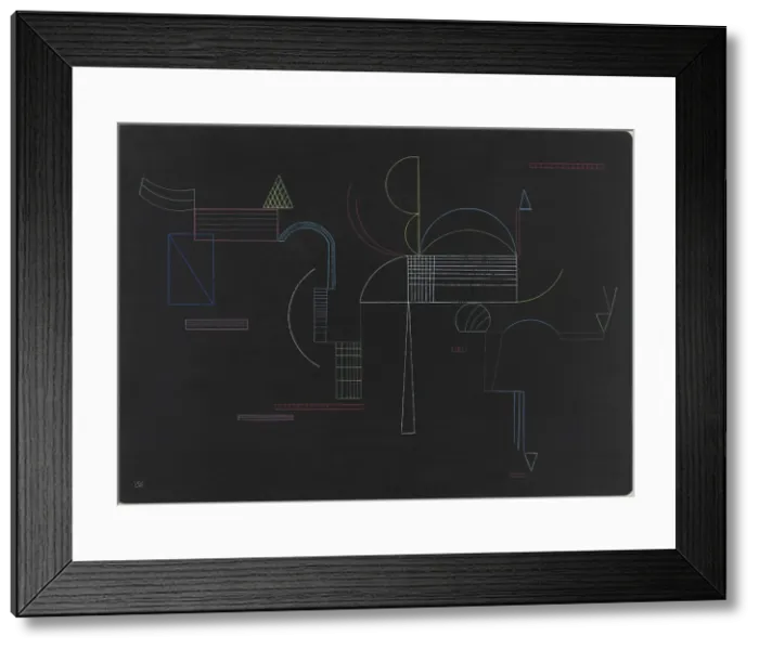 Framed Print : Von hier bis dort (From Here to There), 1933. Creator: Kandinsky, Wassily Vasilyevich (1866-1944) Framed Print : Von hier bis dort (From Here to There), 1933. Creator: Kandinsky, Wassily Vasilyevich (1866-1944)