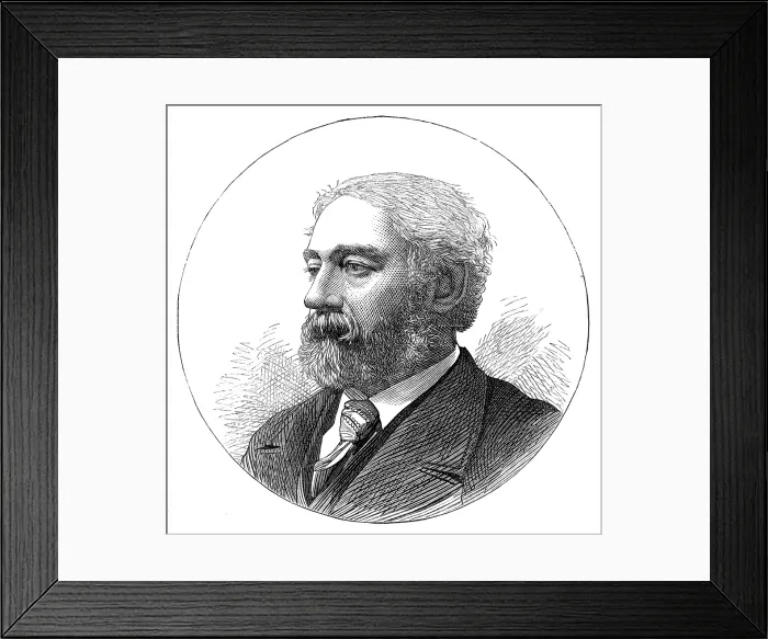 Framed Print : Mr. W. Gordon, M.P. for Chelsea, 1874. Creator: Unknown Framed Print : Mr. W. Gordon, M.P. for Chelsea, 1874. Creator: Unknown