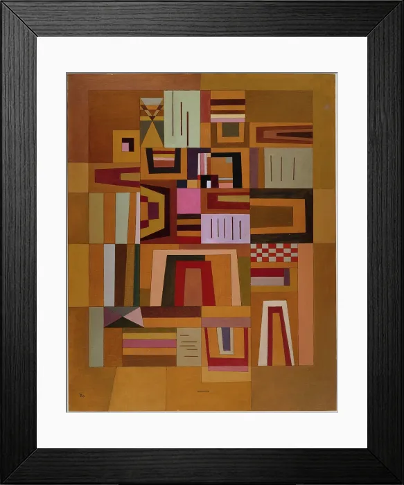 Framed Print : Ausgleichrosa (Pink Compensation), 1933. Creator: Kandinsky, Wassily Vasilyevich (1866-1944) Framed Print : Ausgleichrosa (Pink Compensation), 1933. Creator: Kandinsky, Wassily Vasilyevich (1866-1944)