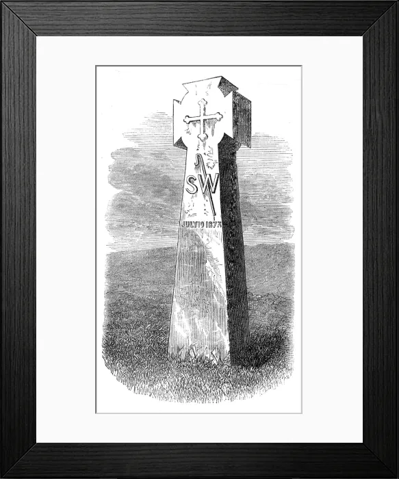Framed Print : Memorial of Bishop Wilberforce, 1874. Creator: Unknown Framed Print : Memorial of Bishop Wilberforce, 1874. Creator: Unknown