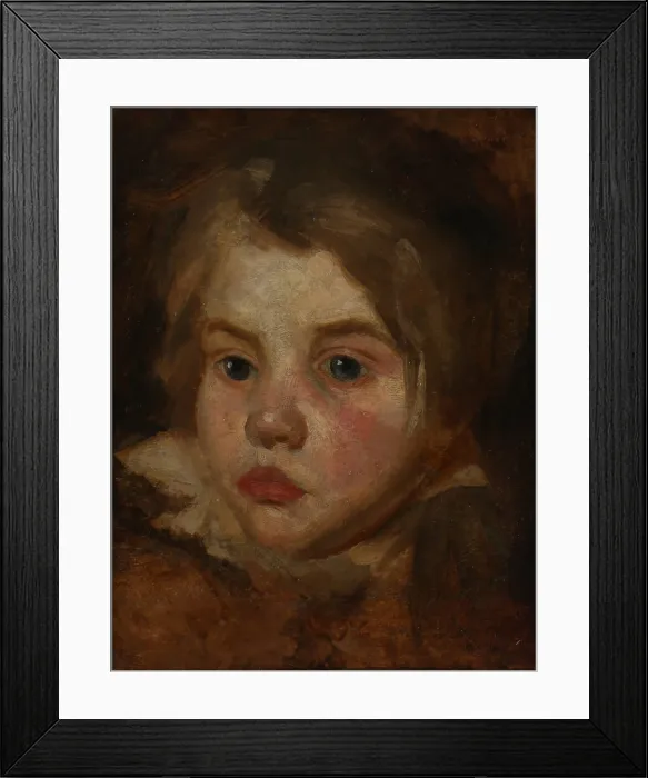 Framed Print : Head of a young boy, Mid of the 19th century. Creator: Manet, Edouard (1832-1883) Framed Print : Head of a young boy, Mid of the 19th century. Creator: Manet, Edouard (1832-1883)