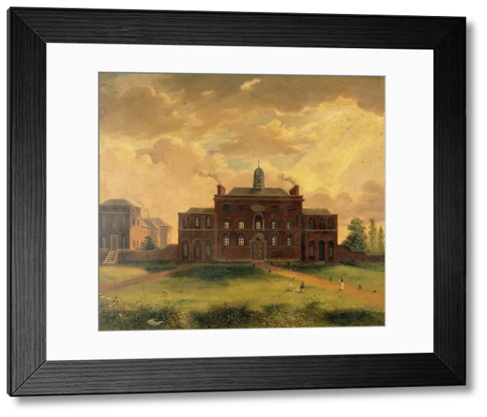 Framed Print : Saint Pancras smallpox hospital, London, c1840s. Creator: George Sidney Shepherd Framed Print : Saint Pancras smallpox hospital, London, c1840s. Creator: George Sidney Shepherd