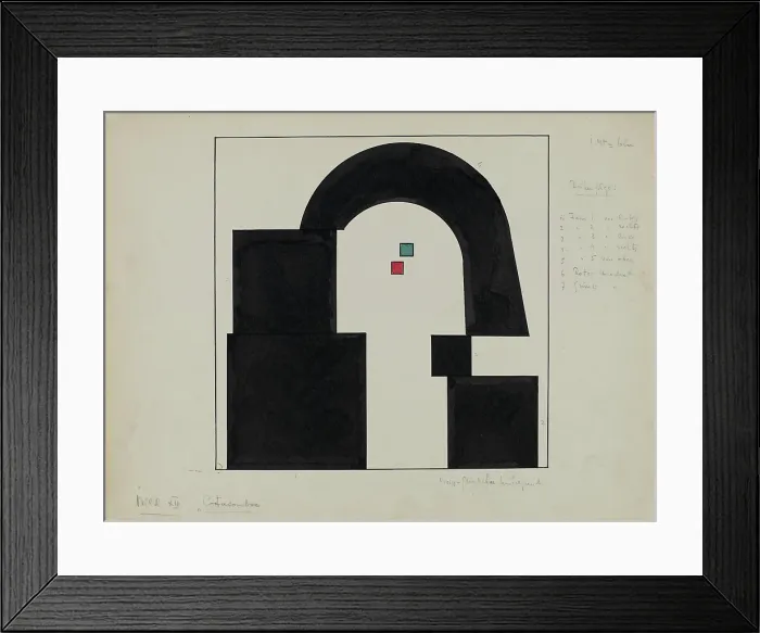 Framed Print : Picture XIII. Catacombae, 1928. Creator: Kandinsky, Wassily Vasilyevich (1866-1944) Framed Print : Picture XIII. Catacombae, 1928. Creator: Kandinsky, Wassily Vasilyevich (1866-1944)