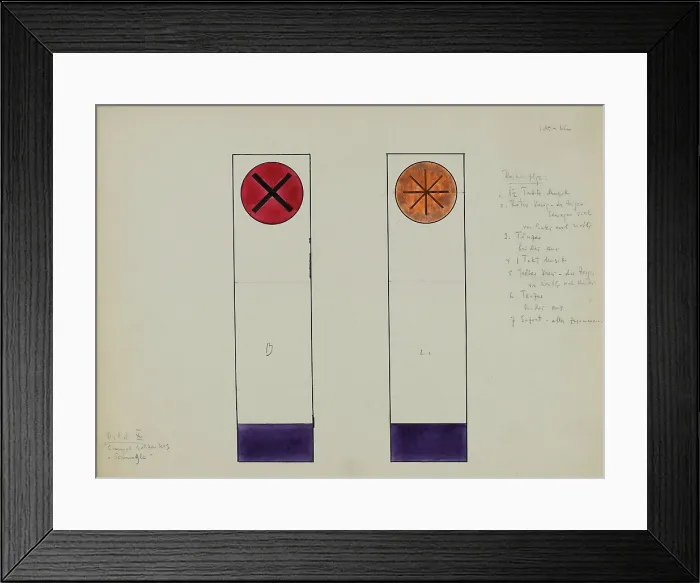 Framed Print : Picture X. Samuel Goldenberg, 1928. Creator: Kandinsky, Wassily Vasilyevich (1866-1944) Framed Print : Picture X. Samuel Goldenberg, 1928. Creator: Kandinsky, Wassily Vasilyevich (1866-1944)