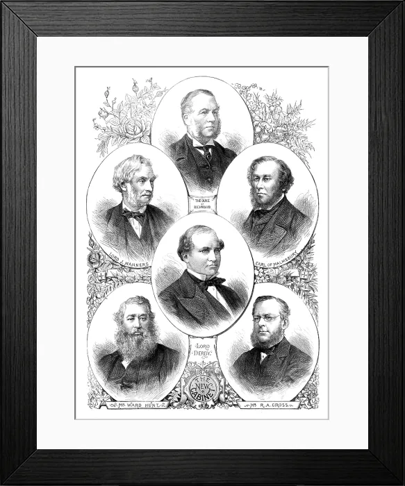 Framed Print : The New Cabinet, 1874. Creator: Unknown Framed Print : The New Cabinet, 1874. Creator: Unknown