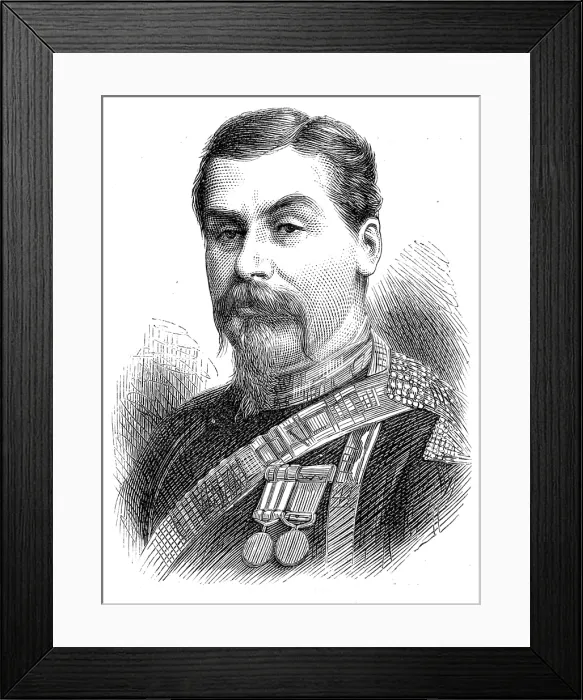 Framed Print : Captain Sartorius, of the Ashantee Expedition, 1874. Creator: Unknown Framed Print : Captain Sartorius, of the Ashantee Expedition, 1874. Creator: Unknown