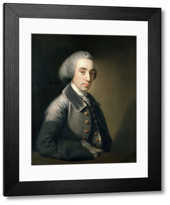 Framed Print : Richard Wright (1730-1814), surgeon of Derby, c1760. Creator: Joseph Wright of Derby Framed Print : Richard Wright (1730-1814), surgeon of Derby, c1760. Creator: Joseph Wright of Derby