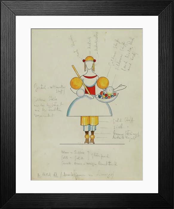 Framed Print : Picture XII. Market Woman from Limoges, 1928. Creator: Kandinsky, Wassily Vasilyevich (1866-1944) Framed Print : Picture XII. Market Woman from Limoges, 1928. Creator: Kandinsky, Wassily Vasilyevich (1866-1944)