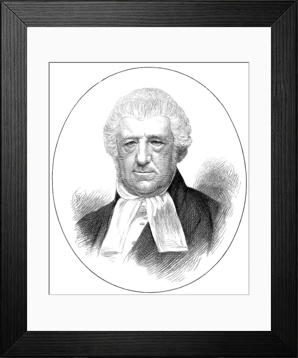 Framed Print : The late Sir W. Bodkin, Assistant Judge of the Middlesex Sessions, 1874. Creator: Unknown Framed Print : The late Sir W. Bodkin, Assistant Judge of the Middlesex Sessions, 1874. Creator: Unknown