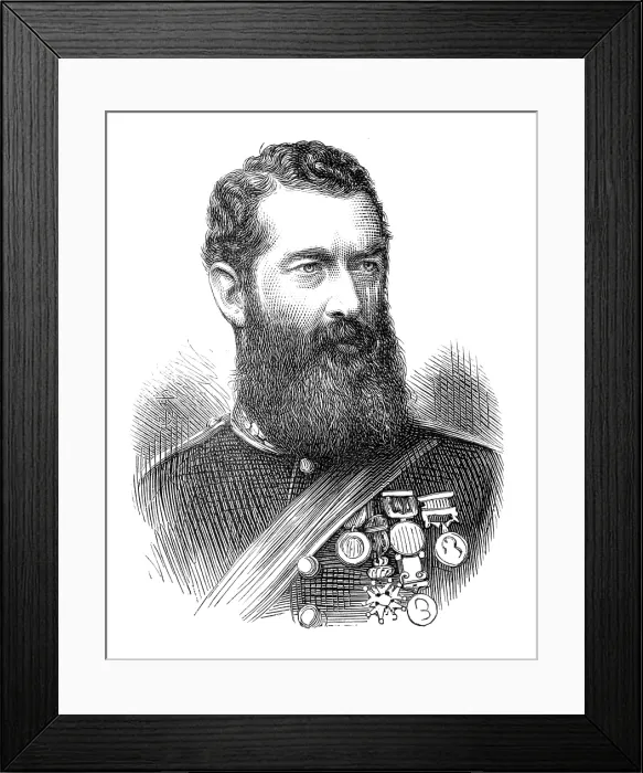 Framed Print : Col. F. W. Festing, C.B. Royal Marine Artillery, 1874. Creator: Unknown Framed Print : Col. F. W. Festing, C.B. Royal Marine Artillery, 1874. Creator: Unknown