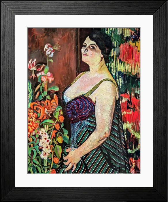 Framed Print : Portrait of Mauricia Coquiot, 1915. Creator: Valadon, Suzanne (1865-1938) Framed Print : Portrait of Mauricia Coquiot, 1915. Creator: Valadon, Suzanne (1865-1938)