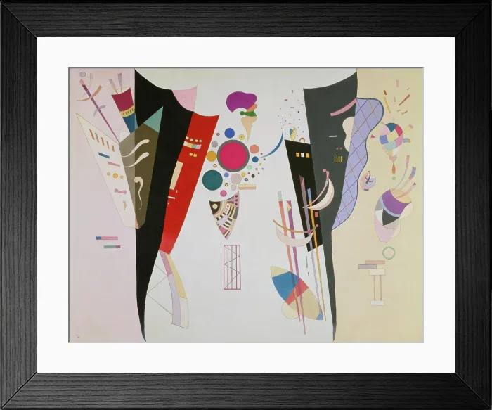 Framed Print : Reciprocal Accords (Wechselseitiger Gleichklang), 1942. Creator: Kandinsky, Wassily Vasilyevich (1866-1944) Framed Print : Reciprocal Accords (Wechselseitiger Gleichklang), 1942. Creator: Kandinsky, Wassily Vasilyevich (1866-1944)
