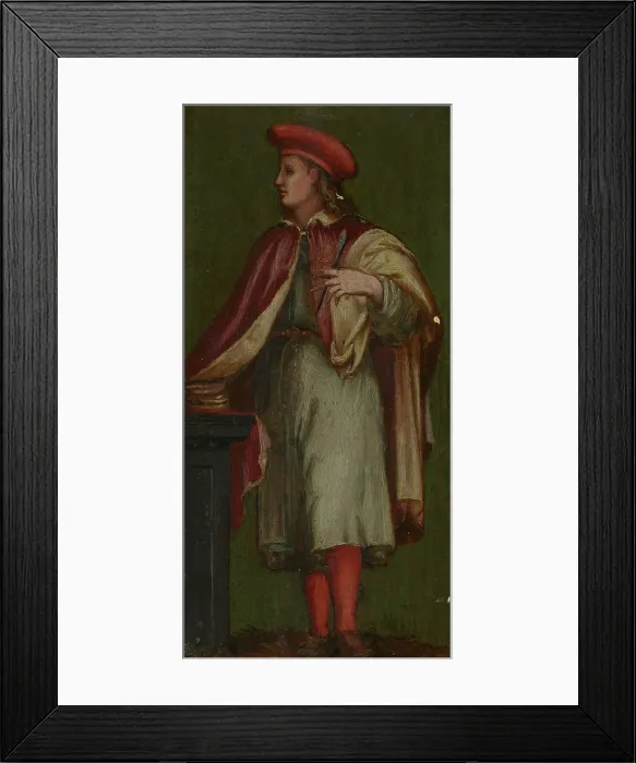 Framed Print : Saint Cosmas and Saint Damian, c16th century. Creator: Unknown Framed Print : Saint Cosmas and Saint Damian, c16th century. Creator: Unknown
