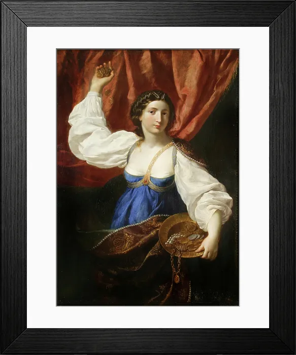 Framed Print : La Liberalite (The Liberality), c1657. Creator: Sirani, Elisabetta (1638-1665) Framed Print : La Liberalite (The Liberality), c1657. Creator: Sirani, Elisabetta (1638-1665)