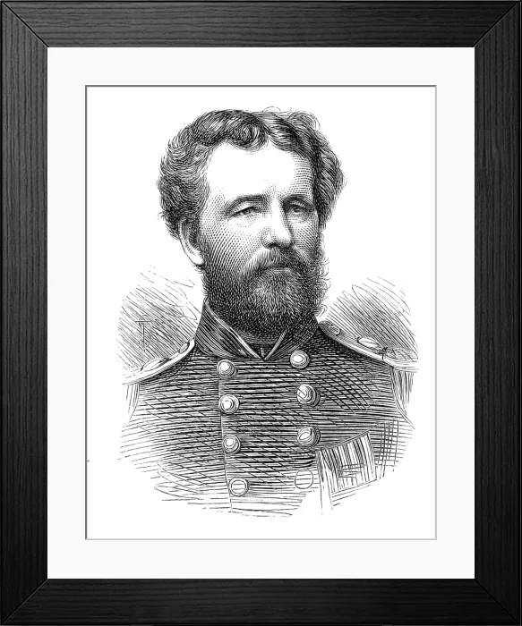 Framed Print : The late Capt. W. H. Blake, of H.M.S. Druid, 1874. Creator: Unknown Framed Print : The late Capt. W. H. Blake, of H.M.S. Druid, 1874. Creator: Unknown