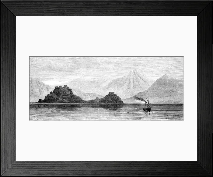 Framed Print : Pharaoh's Island (Jesirat Firaou), with Jebel-El-Nur, 1874. Creator: Unknown. Pharaoh's Island (Jesirat Firaou), with Jebel-El-Nur, 1874. Creator: Unknown Framed Print : Pharaoh's Island (Jesirat Firaou), with Jebel-El-Nur, 1874. Creator: Unknown. Pharaoh's Island (Jesirat Firaou), with Jebel-El-Nur, 1874. Creator: Unknown