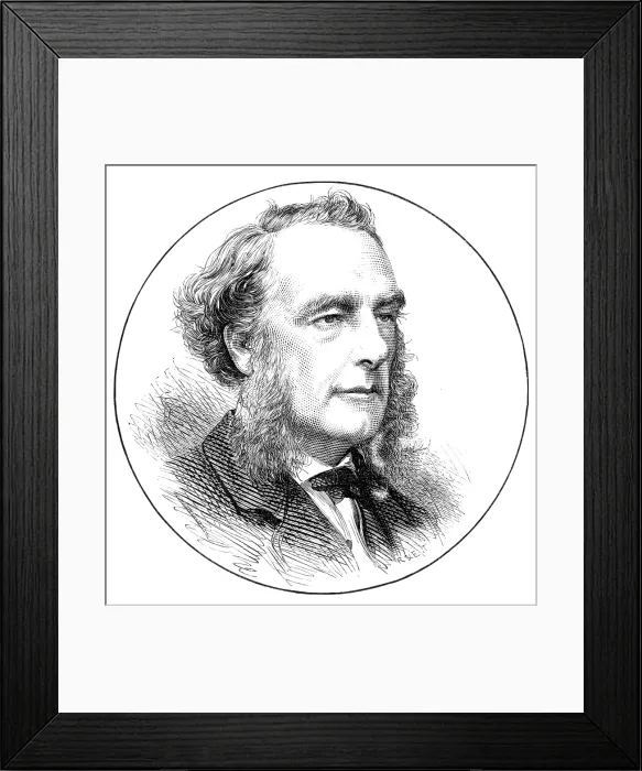 Framed Print : The new House of Commons: Mr. Arthur Mills, M.P. for Exeter, 1874. Creator: Unknown Framed Print : The new House of Commons: Mr. Arthur Mills, M.P. for Exeter, 1874. Creator: Unknown