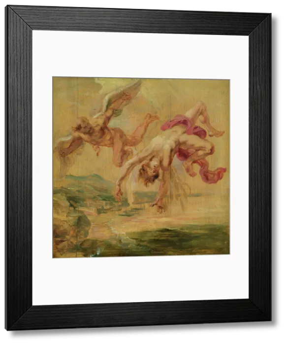 Framed Print : Landscape with the Fall of Icarus. Creator: Rubens, Pieter Paul (1577-1640) Framed Print : Landscape with the Fall of Icarus. Creator: Rubens, Pieter Paul (1577-1640)
