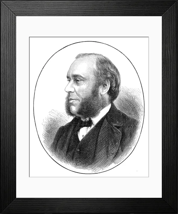 Framed Print : Mr. W. H. Smith, M.P. Financial Secretary to the Treasury, 1874. Creator: Unknown Framed Print : Mr. W. H. Smith, M.P. Financial Secretary to the Treasury, 1874. Creator: Unknown