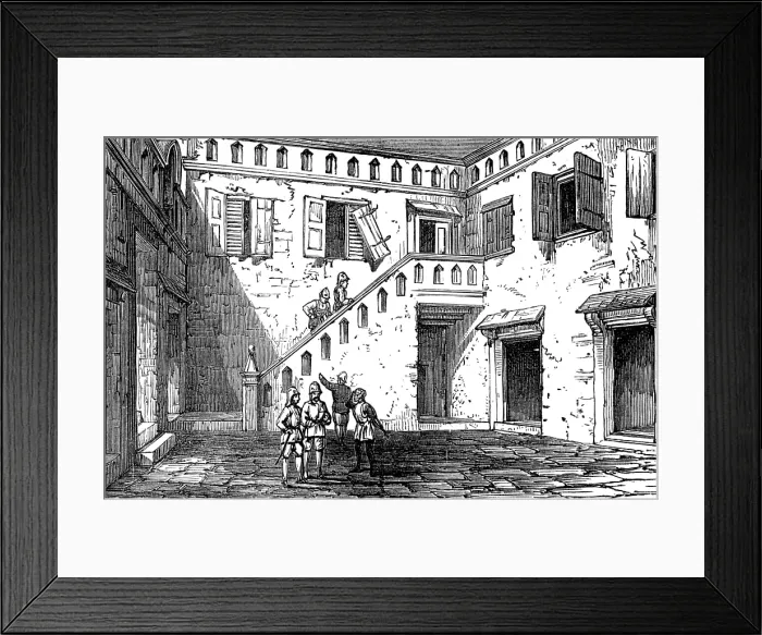 Framed Print : Inner courtyard of the King of Ashantee's Palace, 1874. Creator: Unknown. Inner courtyard of the King of Ashantee's Palace, 1874. Creator: Unknown Framed Print : Inner courtyard of the King of Ashantee's Palace, 1874. Creator: Unknown. Inner courtyard of the King of Ashantee's Palace, 1874. Creator: Unknown