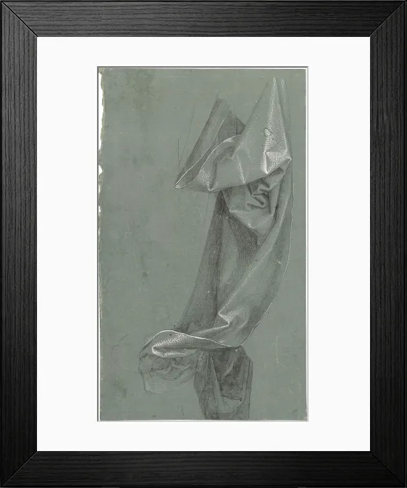 Framed Print : Drapery Study, 1500s. Creator: Durer, Albrecht (1471-1528) Framed Print : Drapery Study, 1500s. Creator: Durer, Albrecht (1471-1528)