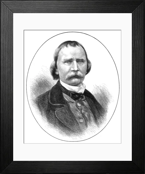 Framed Print : The late Wilhelm von Kaulbach, 1874. Creator: Unknown Framed Print : The late Wilhelm von Kaulbach, 1874. Creator: Unknown