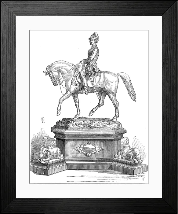 Framed Print : Portrait model of the King of Siam, 1874. Creator: Unknown Framed Print : Portrait model of the King of Siam, 1874. Creator: Unknown