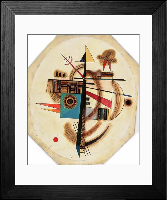 Framed Print : Oval No 2, 1925. Creator: Kandinsky, Wassily Vasilyevich (1866-1944) Framed Print : Oval No 2, 1925. Creator: Kandinsky, Wassily Vasilyevich (1866-1944)