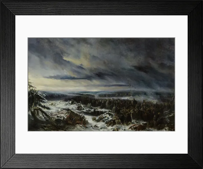 Framed Print : Episode of the Russian Campaign, 1836. Creator: Charlet, Nicolas-Toussaint (1792-1845) Framed Print : Episode of the Russian Campaign, 1836. Creator: Charlet, Nicolas-Toussaint (1792-1845)