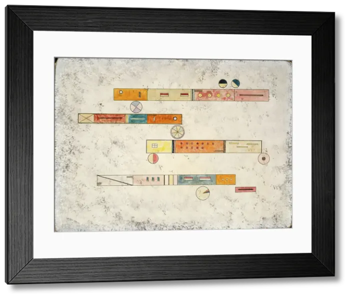 Framed Print : Nacheinander (Successively), 1933. Creator: Kandinsky, Wassily Vasilyevich (1866-1944) Framed Print : Nacheinander (Successively), 1933. Creator: Kandinsky, Wassily Vasilyevich (1866-1944)