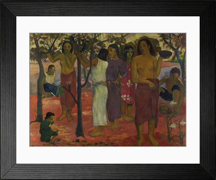 Framed Print : Nave Nave Mahana, 1896. Creator: Gauguin, Paul Eugene Henri (1848-1903) Framed Print : Nave Nave Mahana, 1896. Creator: Gauguin, Paul Eugene Henri (1848-1903)