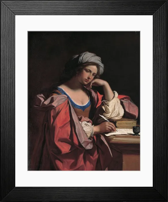 Framed Print : The Persian Sibyl, 1647-1648. Creator: Guercino (1591-1666) Framed Print : The Persian Sibyl, 1647-1648. Creator: Guercino (1591-1666)