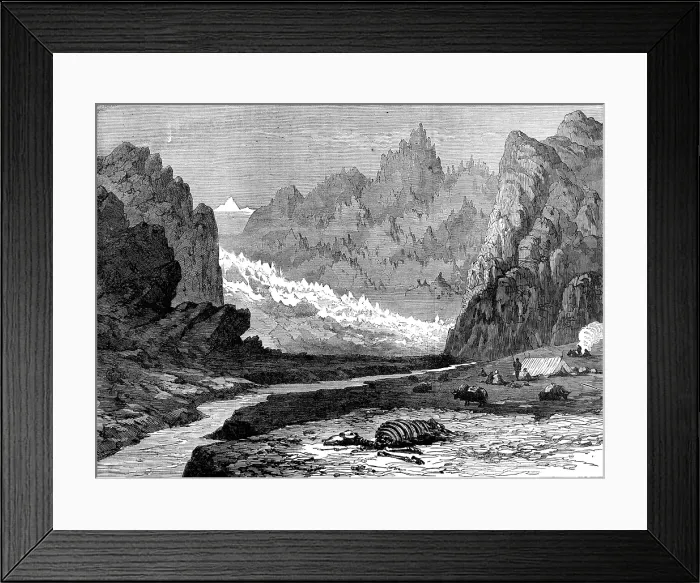 Framed Print : The Yarkund Mission: Valley of the Shyok, 1874. Creator: Unknown Framed Print : The Yarkund Mission: Valley of the Shyok, 1874. Creator: Unknown