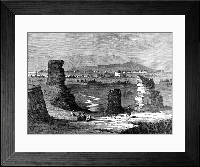 Framed Print : The Yarkund Mission: the city of Kashgar, 1874. Creator: Unknown Framed Print : The Yarkund Mission: the city of Kashgar, 1874. Creator: Unknown
