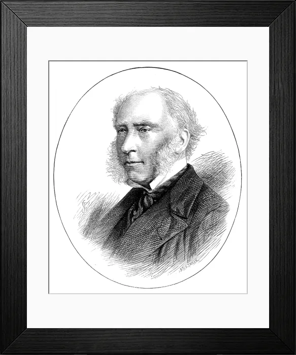 Framed Print : The late Professor Phillips, 1874. Creator: R&E Taylor Framed Print : The late Professor Phillips, 1874. Creator: R&E Taylor