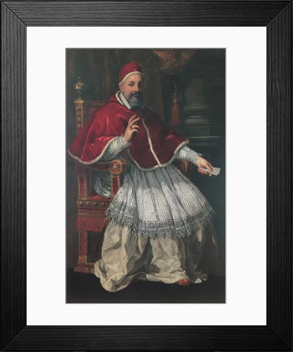 Framed Print : Portrait of Pope Urban VIII, 1624-1626. Creator: Cortona, Pietro da (1596-1669) Framed Print : Portrait of Pope Urban VIII, 1624-1626. Creator: Cortona, Pietro da (1596-1669)